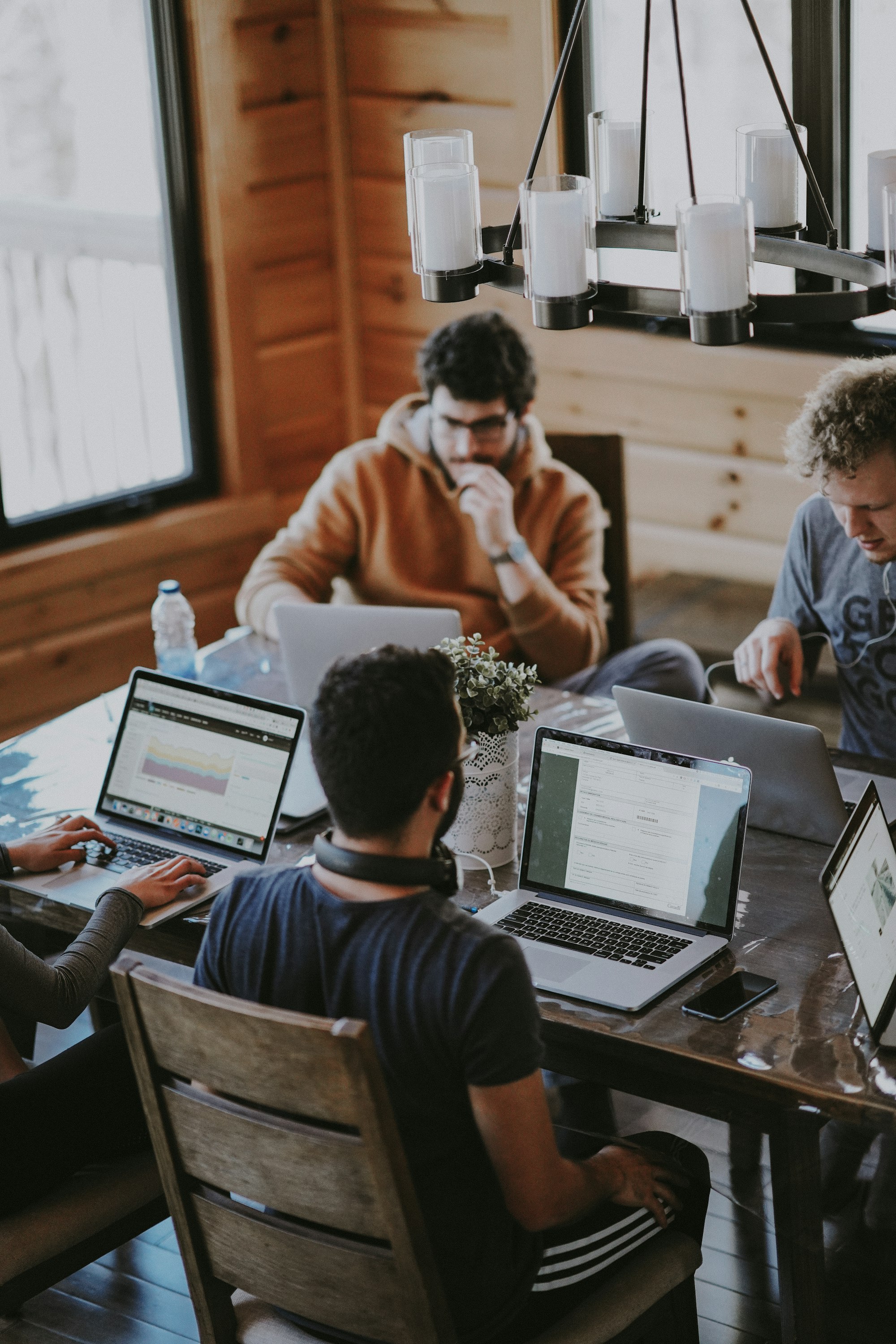 Remote contributors collaborating online